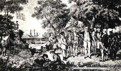 Captain Cook in Botany Bay