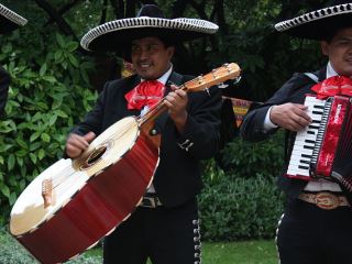 Mariachi with guitarrón