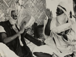 Tuareg men playing tendi, photo courtesy of the Moses and Frances Asch Collection